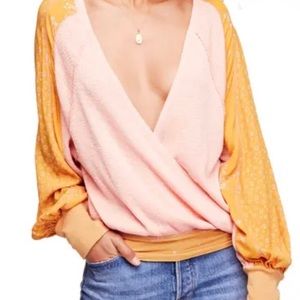 Free People Auxton Thermal Wrap Top